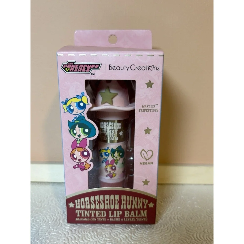 Beauty Creations Powerpuff Girls Horseshoe Hunny Tinted Lip Balm New BB2
